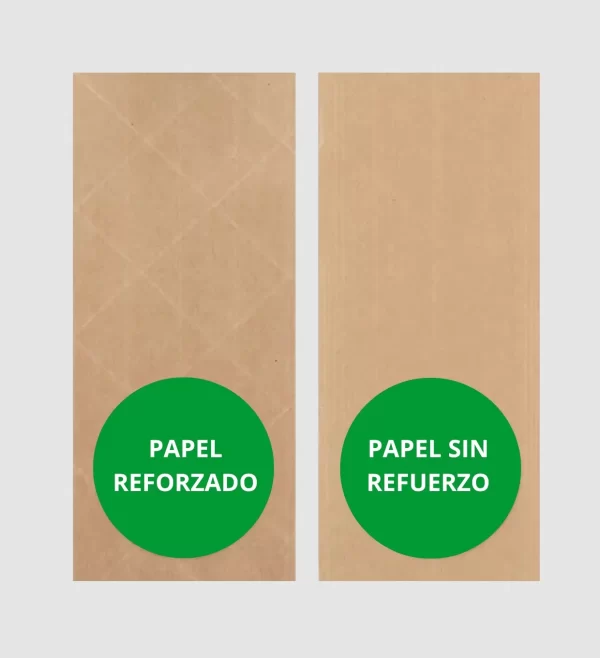 Papel Engomado Refuerzo Café (2) Cinta de Papel Engomado Reforzado