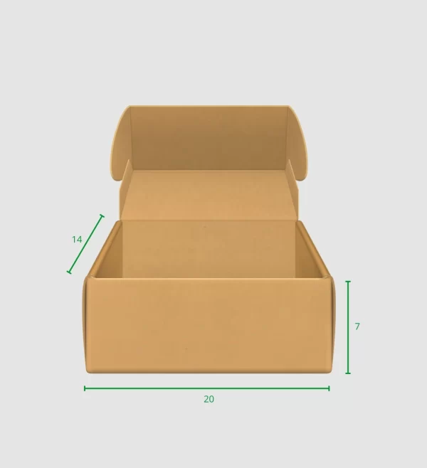 Caja Autoarmable 7x14x20cms (1) Caja Autoarmable 7x14x20cms