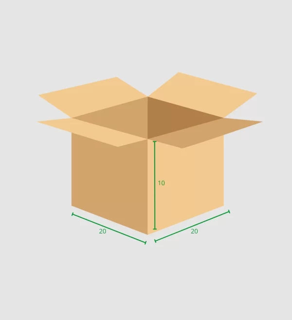 Caja Carton 12C 10x20x20-1 Caja Carton 12C 10x20x20