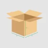 Caja de Carton 14C de 12x31x31cms