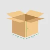 Caja de Carton 25x25x25cms