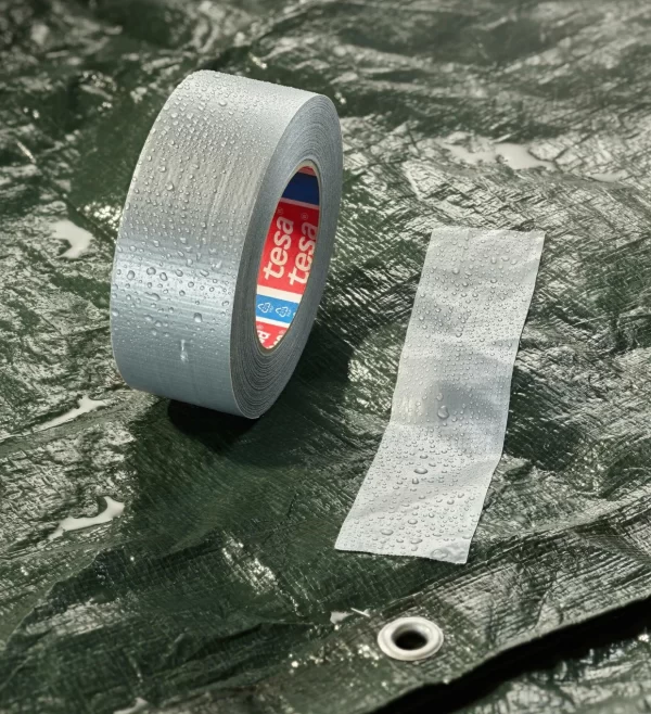 Cinta de Tela Gris Tesa