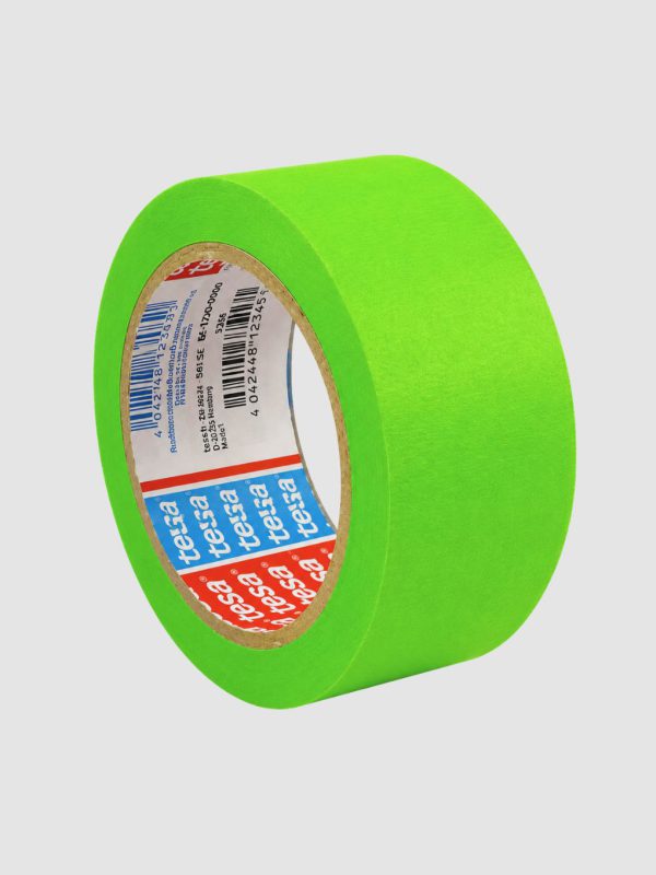 Cinta masking verde marca tesa. Resistencia 120°